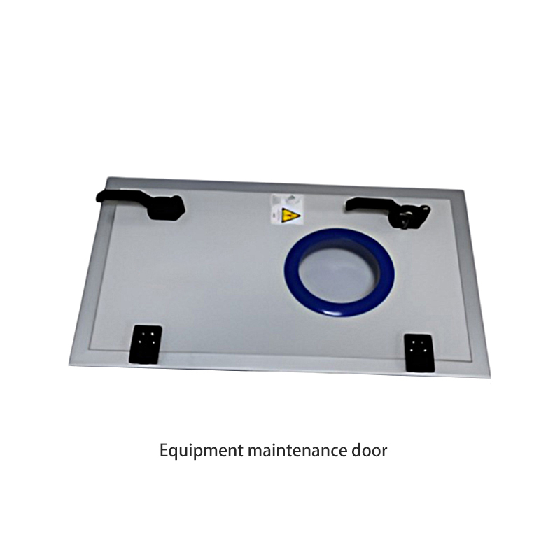 What are the strength and weight advantages of aluminum inspection doors?